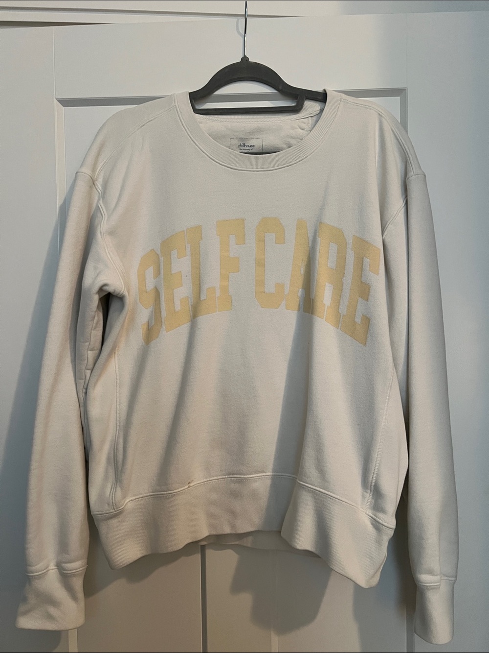 EUC Chillhouse Self Care Graphic Crewneck Sweatshirt - Size L!